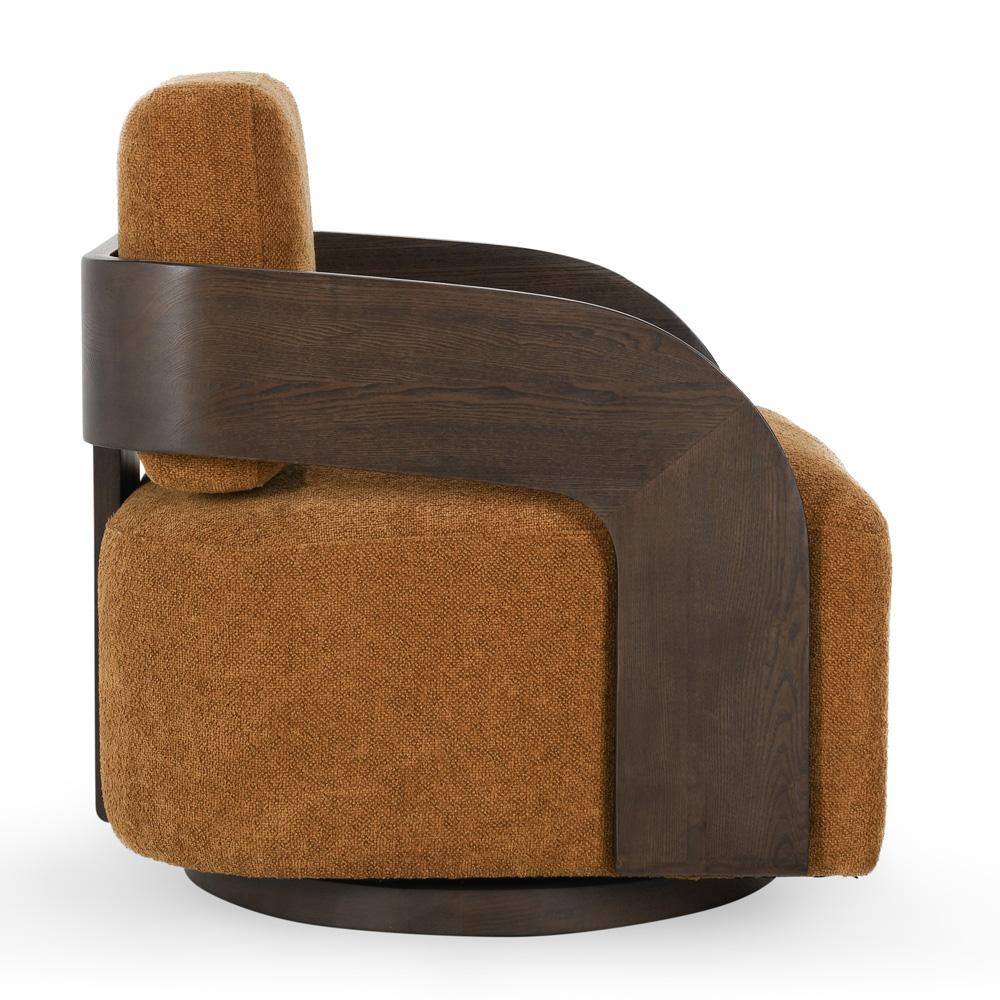 Classic Home - Toscana Swivel Accent Chair Amber - 53004804 veiw 3