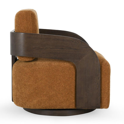 Classic Home - Toscana Swivel Accent Chair Amber - 53004804 veiw 3
