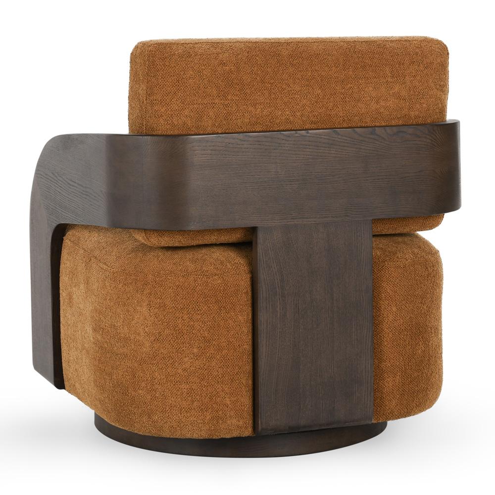 Classic Home - Toscana Swivel Accent Chair Amber - 53004804 veiw 4