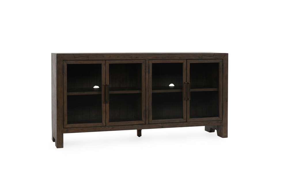 Classic Home - Troy Reclaimed Oak 4Dr Buffet Suede Brown - 52004124 veiw 1