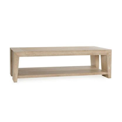Classic Home - Troy Reclaimed Oak 60in Coffee Table Aged Cream - 51031525 veiw 1