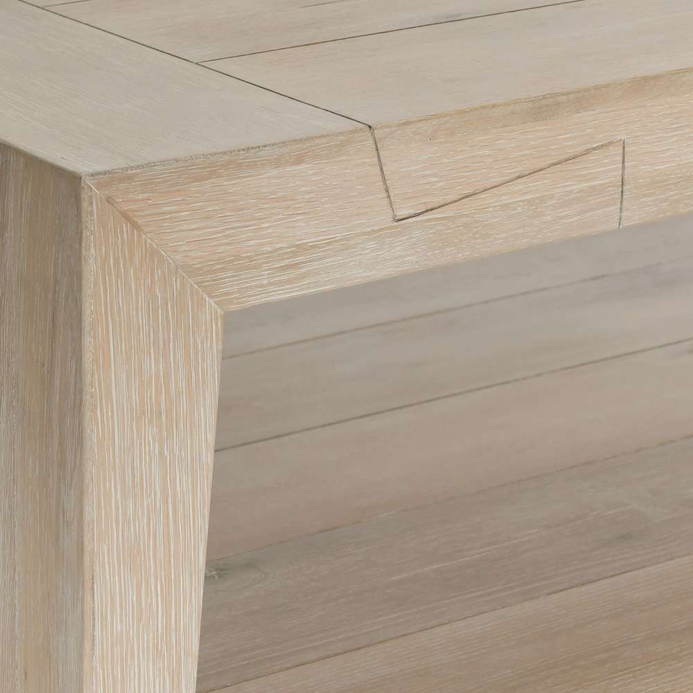 Classic Home - Troy Reclaimed Oak 60in Coffee Table Aged Cream - 51031525 veiw 4