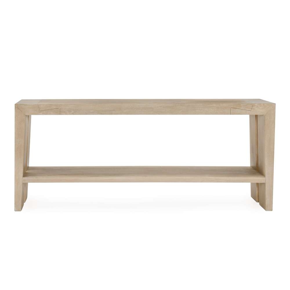 Classic Home - Troy Reclaimed Oak 72in Console Table Aged Cream - 51031529 veiw 2