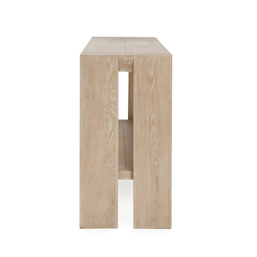 Classic Home - Troy Reclaimed Oak 72in Console Table Aged Cream - 51031529 veiw 3