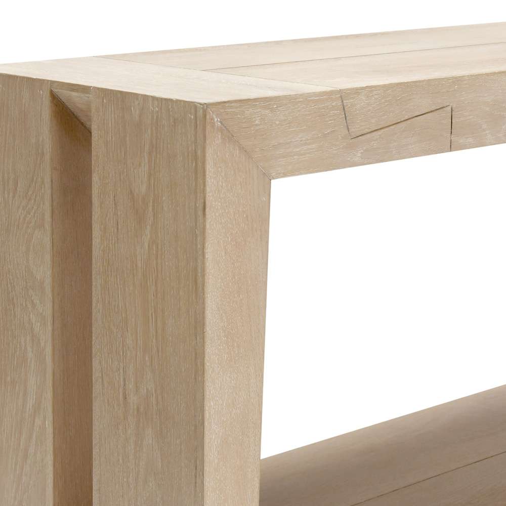 Classic Home - Troy Reclaimed Oak 72in Console Table Aged Cream - 51031529 veiw 4
