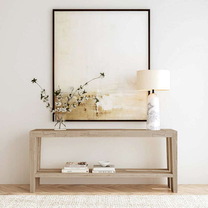 Classic Home - Troy Reclaimed Oak 72in Console Table Aged Cream - 51031529 veiw 7