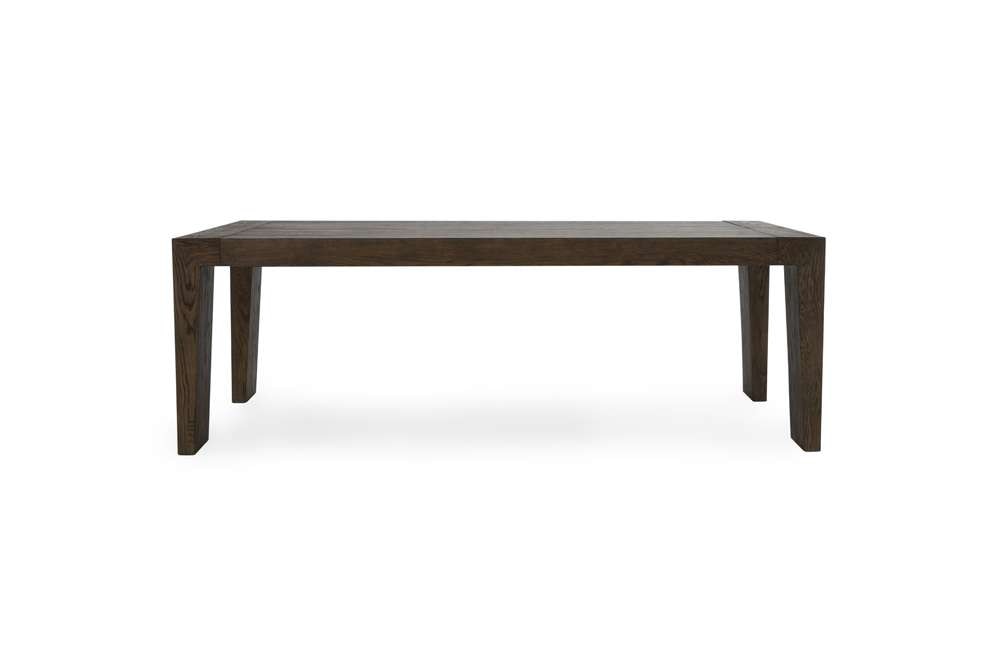 Classic Home - Troy Reclaimed Oak 89in Dining Table Suede Brown - 51031605 veiw 2