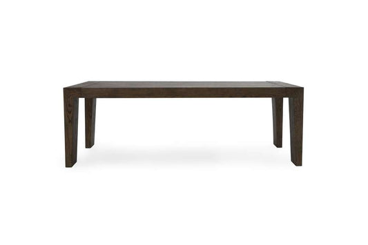 Classic Home - Troy Reclaimed Oak 89in Dining Table Suede Brown - 51031605 veiw 2