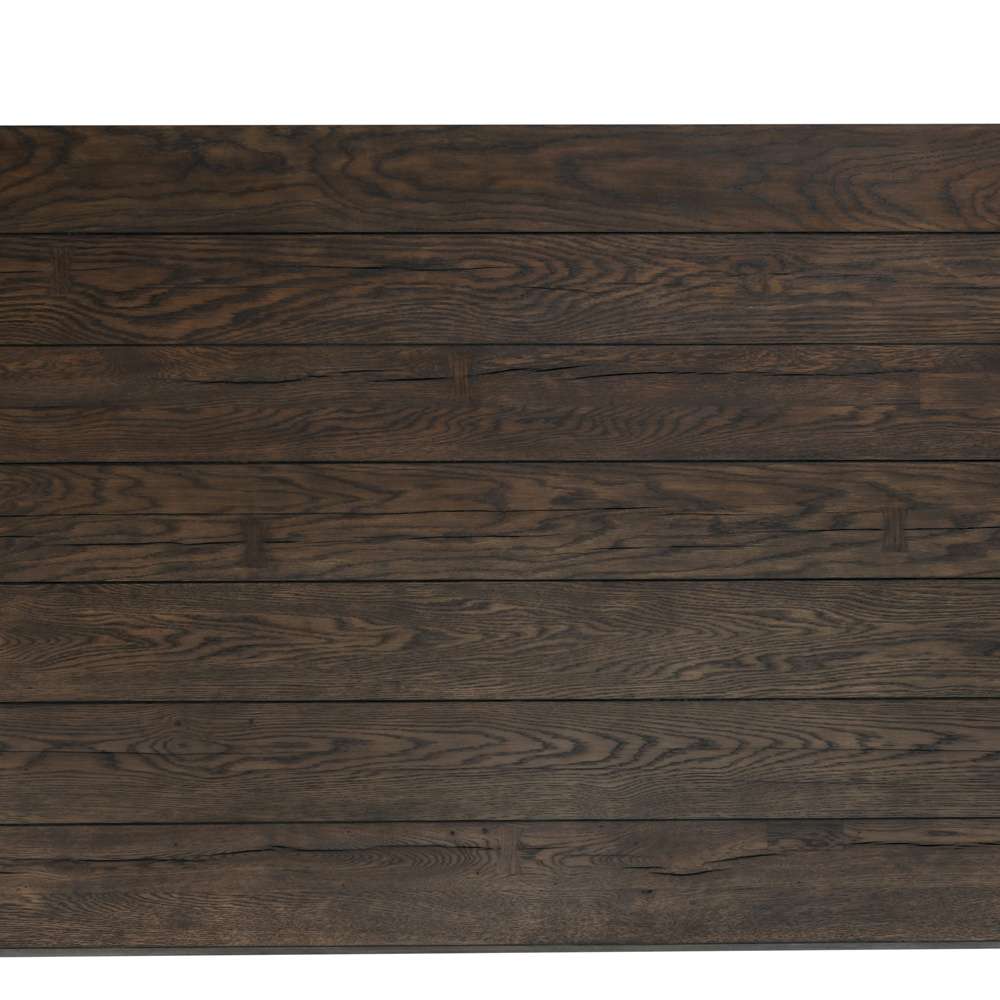 Classic Home - Troy Reclaimed Oak 89in Dining Table Suede Brown - 51031605 veiw 5