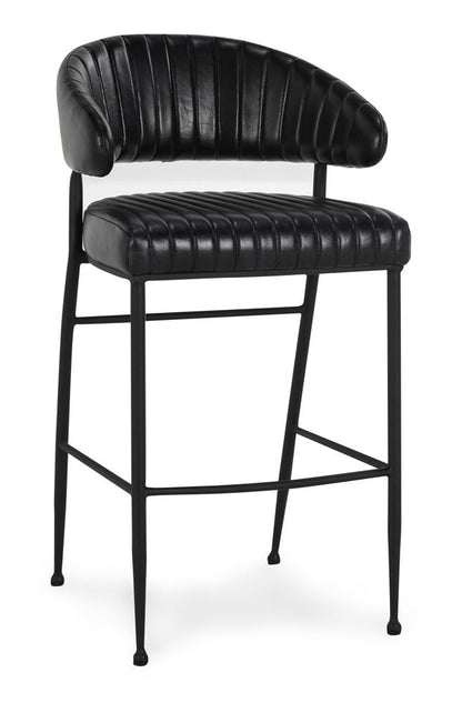 Classic Home - Umbria 30in Bar Stool Jet Black - 53001982 veiw 1