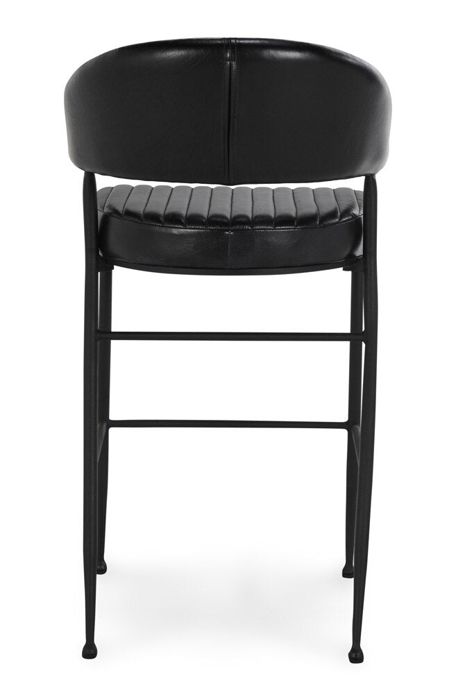 Classic Home - Umbria 30in Bar Stool Jet Black - 53001982 veiw 4