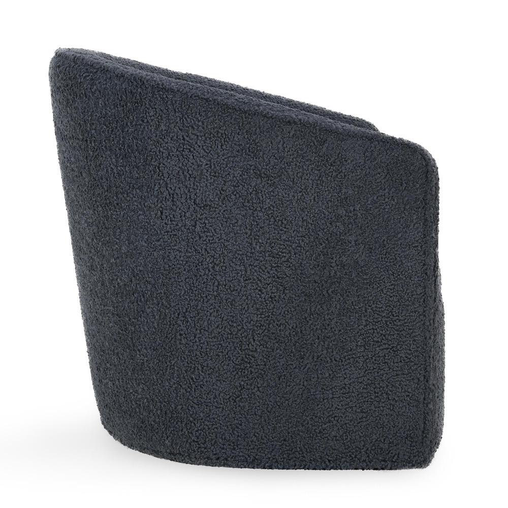 Classic Home - Valencia  Blue Fabric Swivel Accent Chair - 53004816 veiw 3