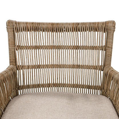 Classic Home  - Valerie Outdoor Teak Wood Counter Chair - Natural - 53051688 veiw 9