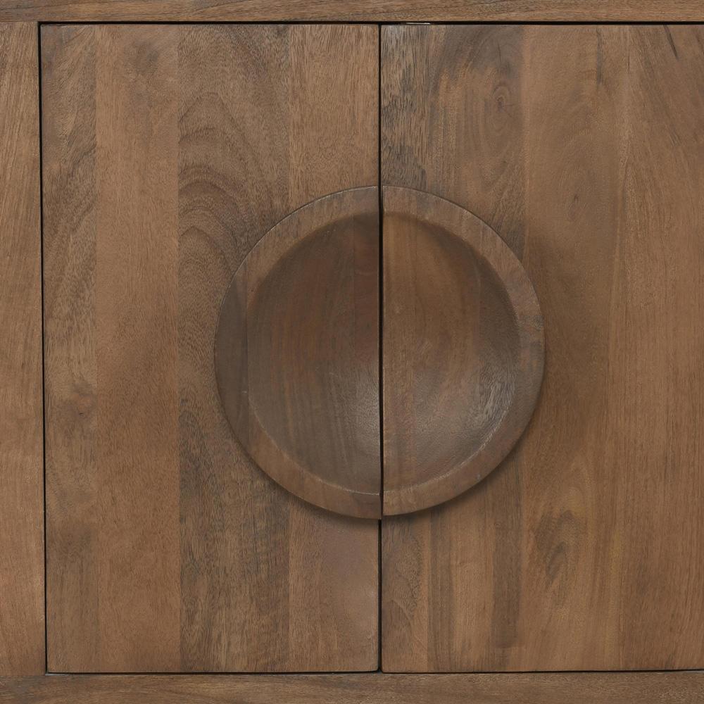 Classic Home - Vally 6-Door Natural Mango Wood Sideboard Buffet - 52010922 veiw 6