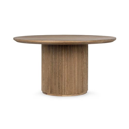 Classic Home  - Vander 55in Round Wood Dining Table - Tawny Brown - 51031739 veiw 1