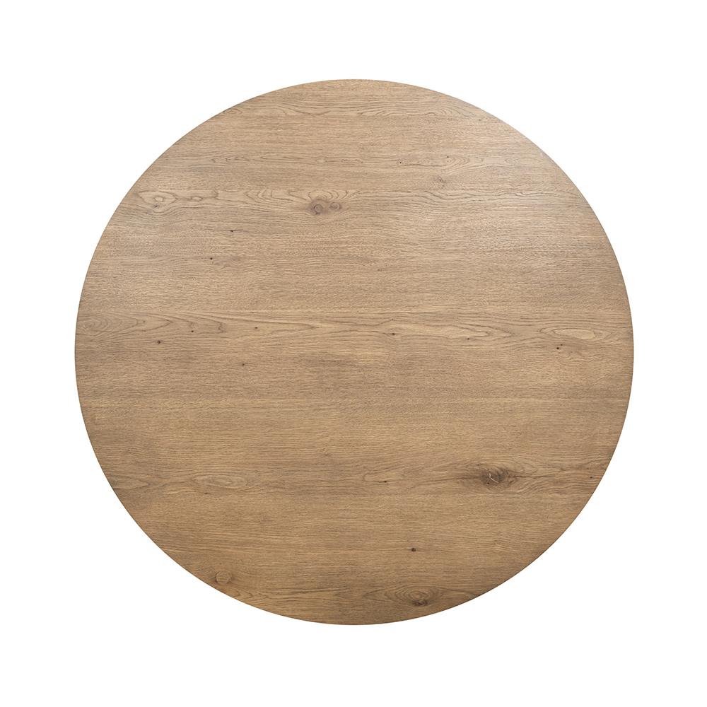 Classic Home  - Vander 55in Round Wood Dining Table - Tawny Brown - 51031739 veiw 2