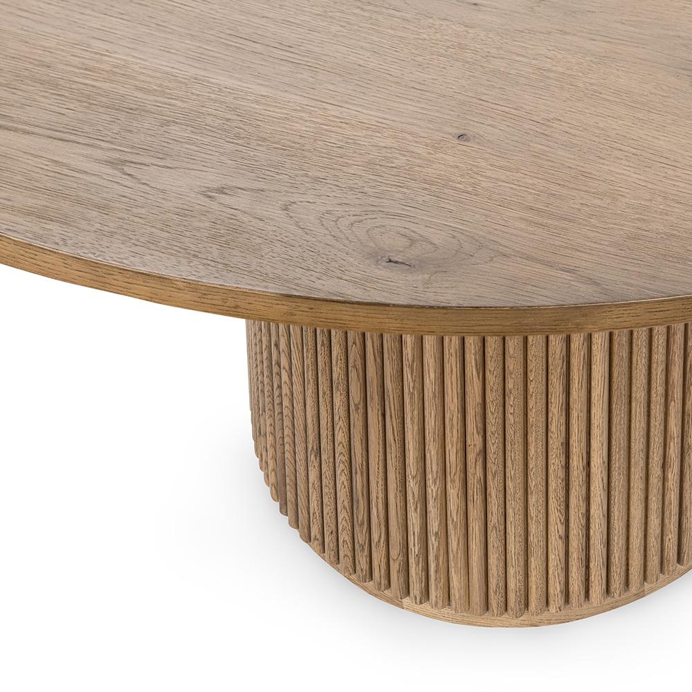 Classic Home  - Vander 55in Round Wood Dining Table - Tawny Brown - 51031739 veiw 3