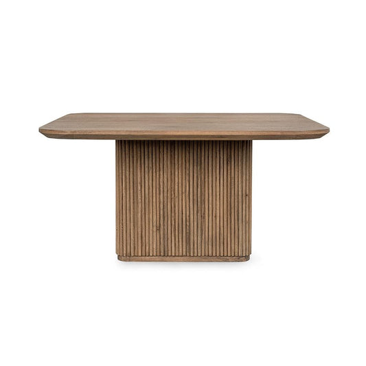 Classic Home  - Vander 60in Square Wood Dining Table - Tawny Brown - 51031738 veiw 1