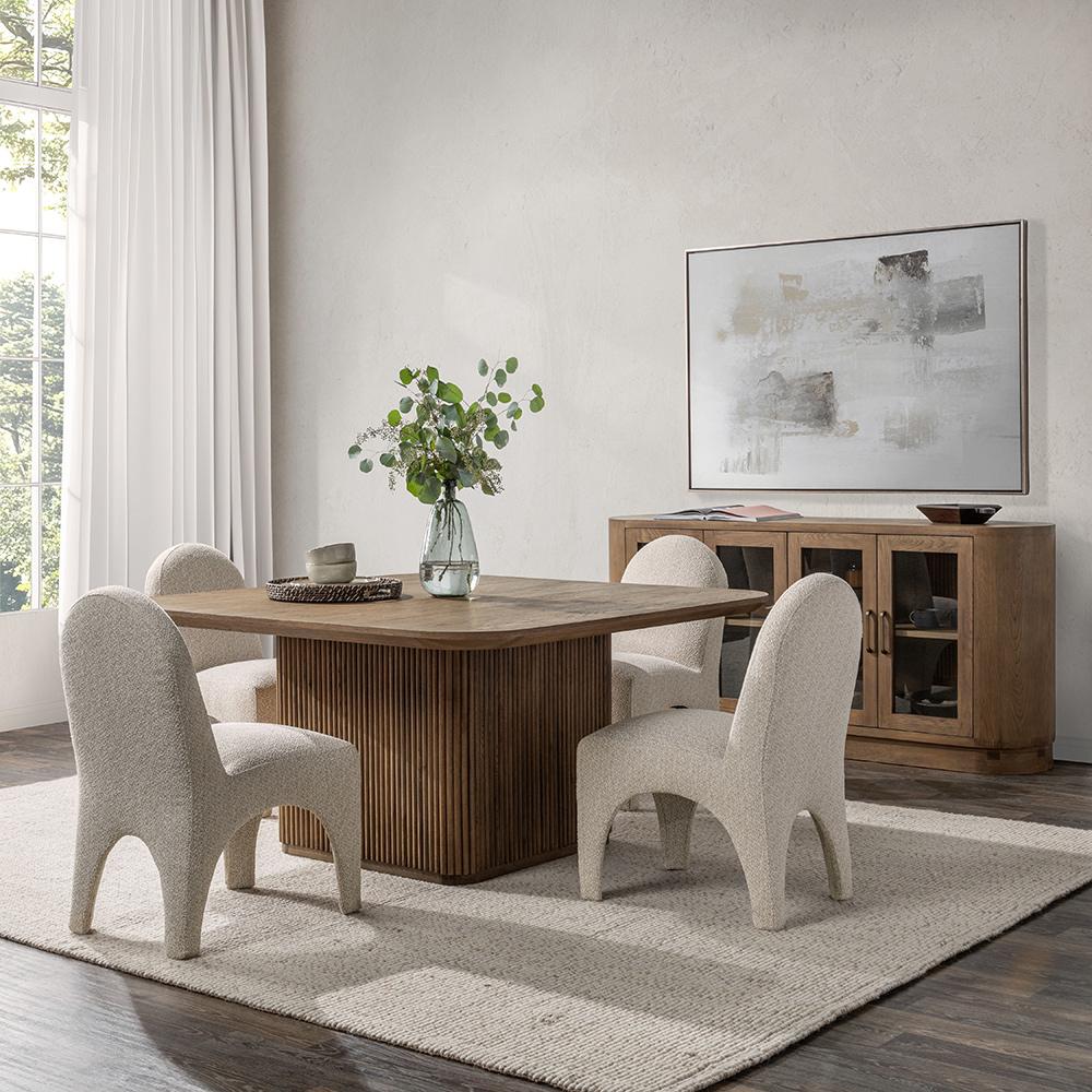Classic Home  - Vander 60in Square Wood Dining Table - Tawny Brown - 51031738 veiw 7
