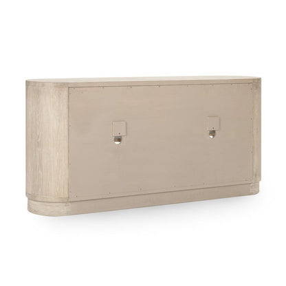 Classic Home - Vander 78in Oak Veneer Wood Buffett Sideboard In White Wash - 52004187 veiw 3