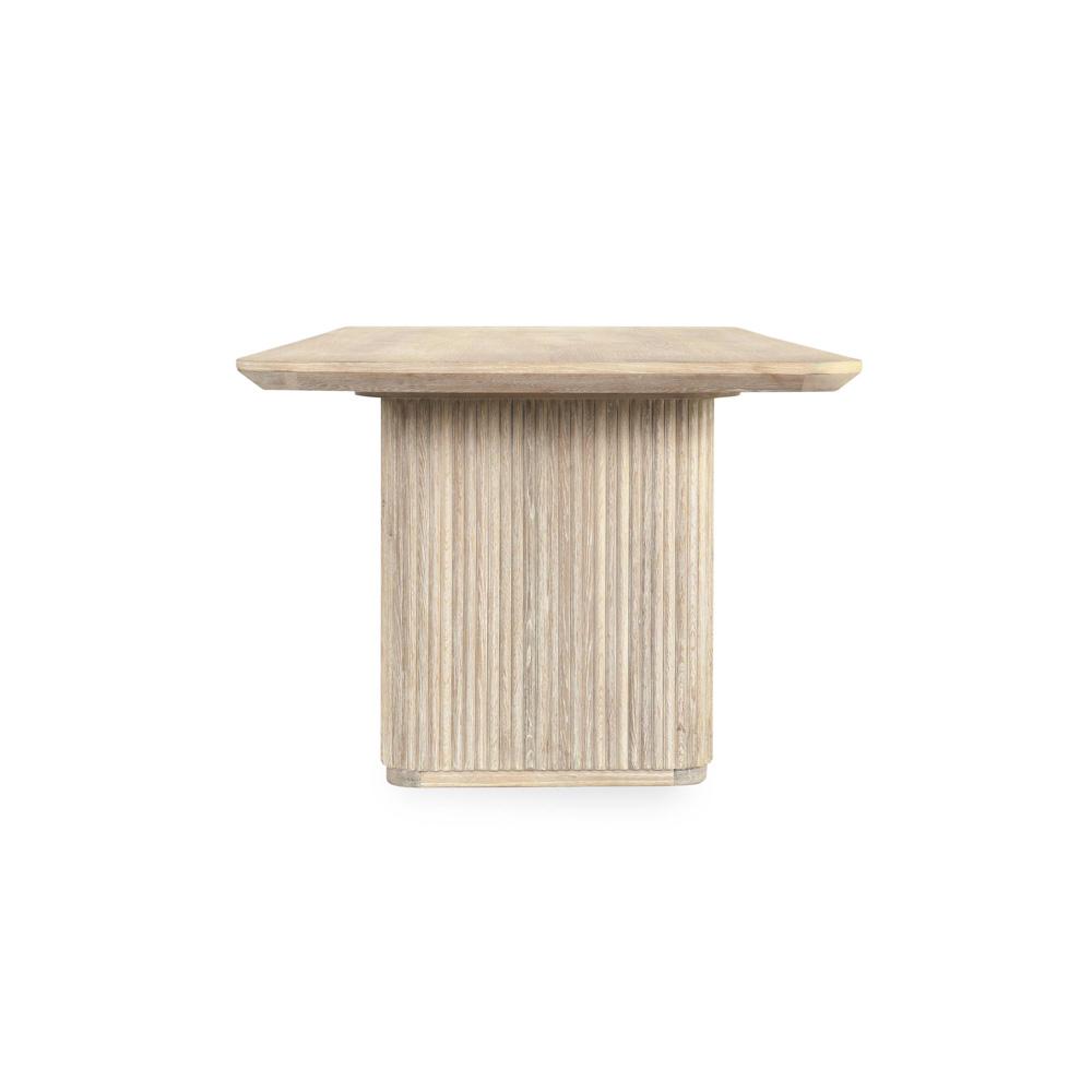 Classic Home - Vander 84in Wood Dining Table In Oak Cream Finish - 51031644 veiw 3