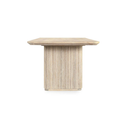 Classic Home - Vander 84in Wood Dining Table In Oak Cream Finish - 51031644 veiw 3