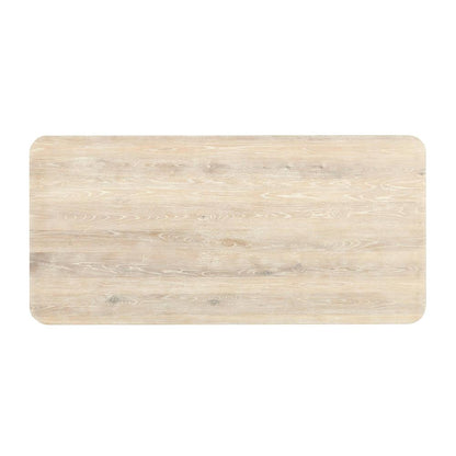 Classic Home - Vander 84in Wood Dining Table In Oak Cream Finish - 51031644 veiw 4