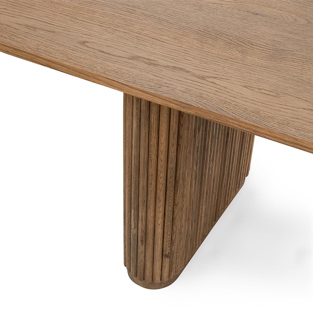 Classic Home  - Vander 84in Wood Dining Table - Tawny Brown - 51031737 veiw 5