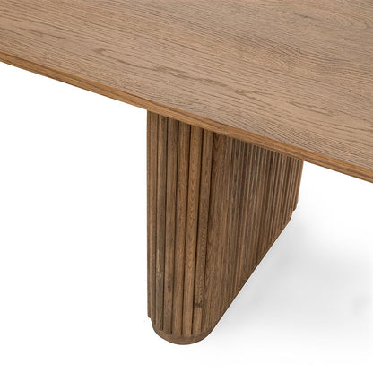 Classic Home  - Vander 84in Wood Dining Table - Tawny Brown - 51031737 veiw 5