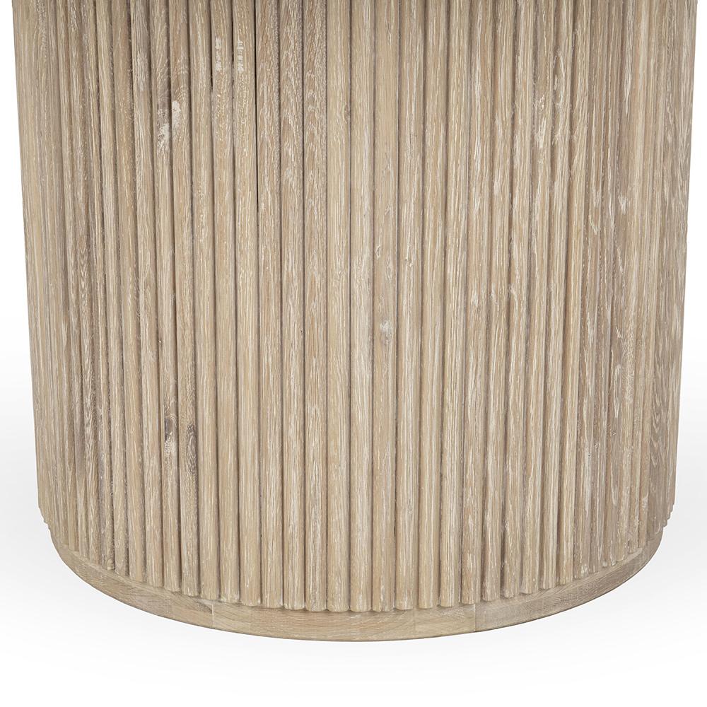 Classic Home  - Vander Round Wood Dining Table - Cream - 51031721 veiw 4