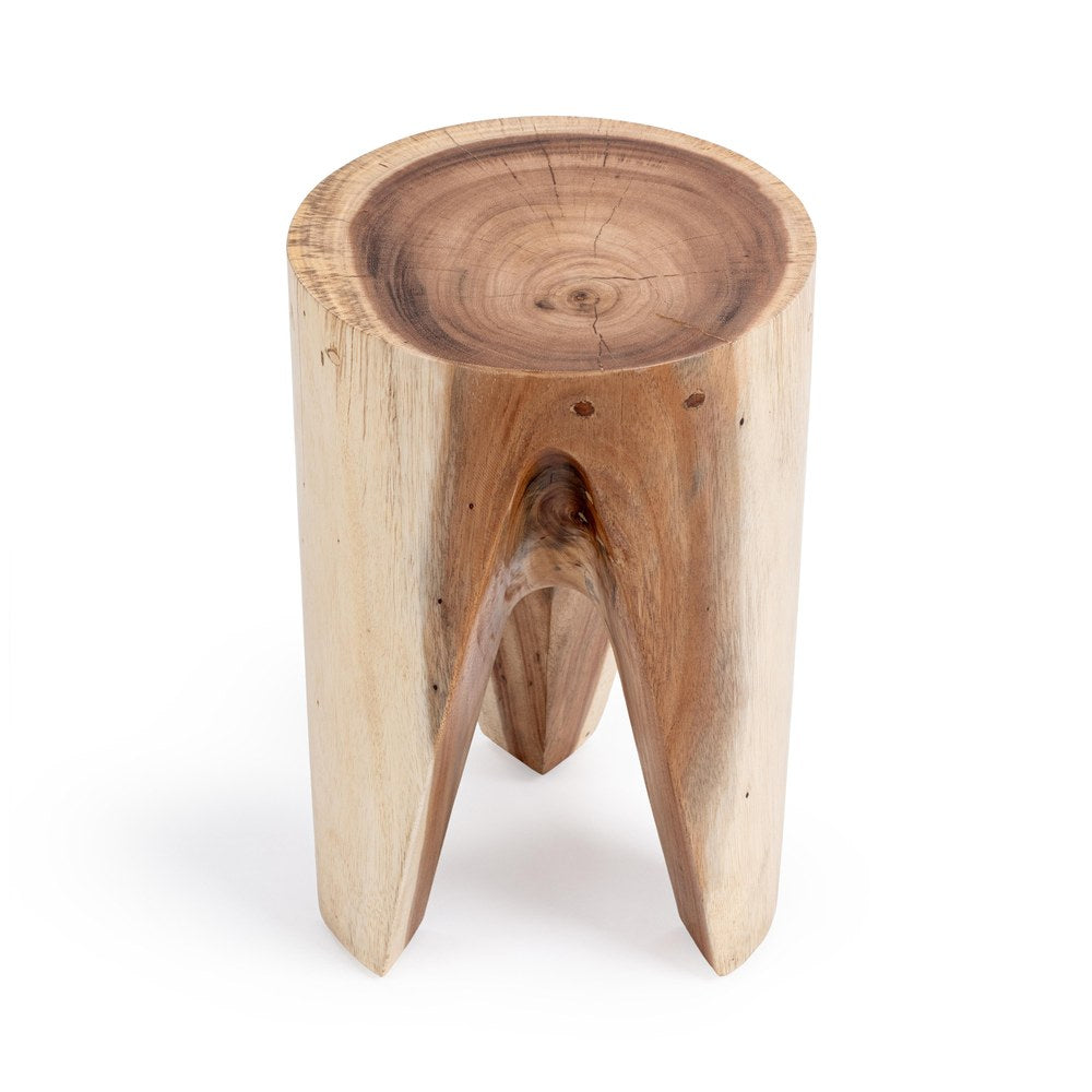 Classic Home - Vela 18" Meh Wood Accent Table - Natural - 51005525 view 3