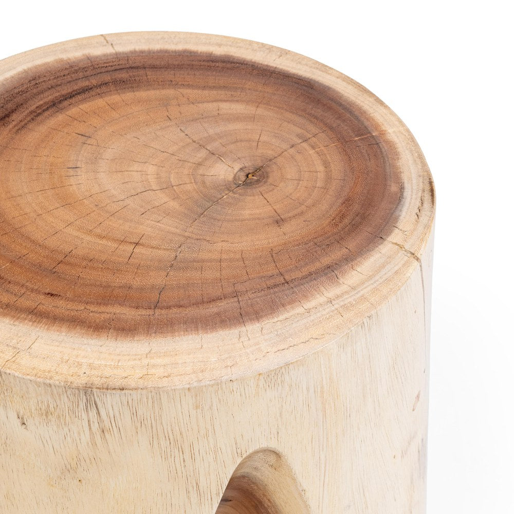 Classic Home - Vela 21" Meh Wood Accent Table - Natural - 51005526 view 4
