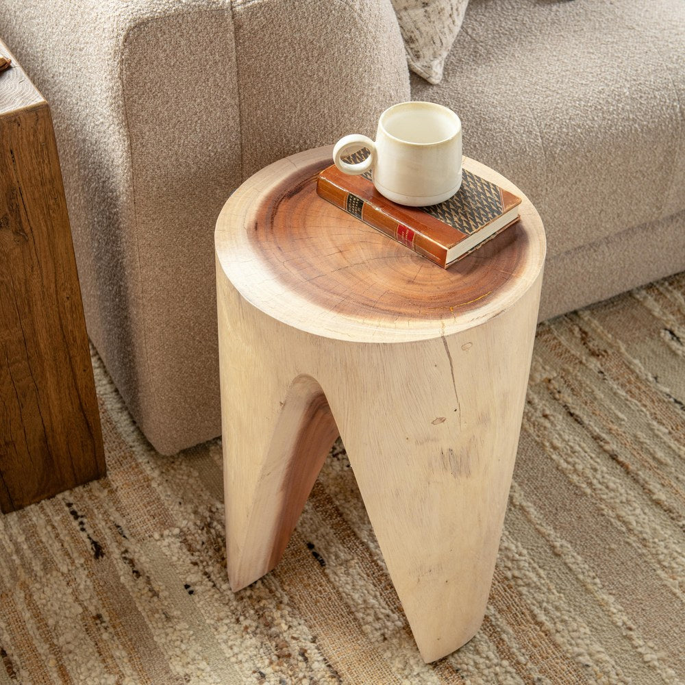 Classic Home - Vela 21" Meh Wood Accent Table - Natural - 51005526 view 7