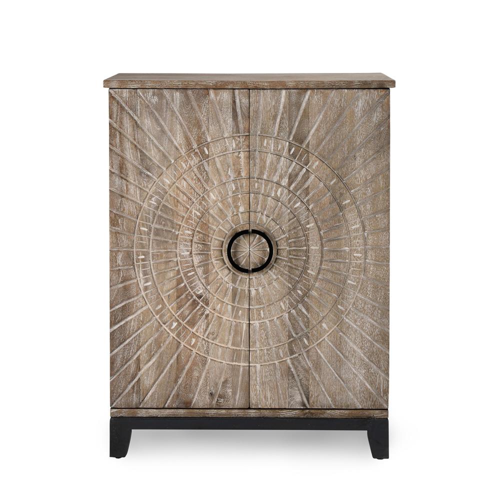 Classic Home - Vivienne Bar Wood Cabinet In Gray - 52010615 veiw 2