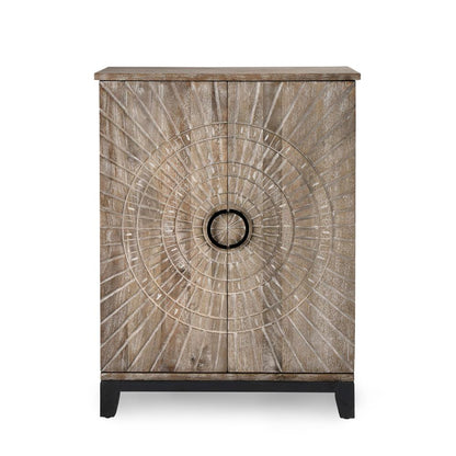 Classic Home - Vivienne Bar Wood Cabinet In Gray - 52010615 veiw 2