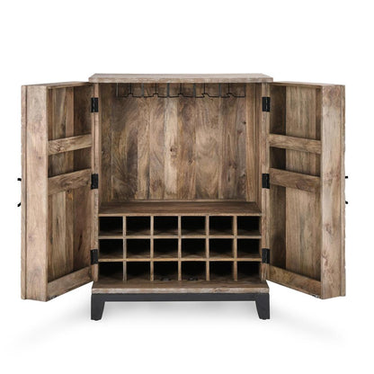 Classic Home - Vivienne Bar Wood Cabinet In Gray - 52010615 veiw 4