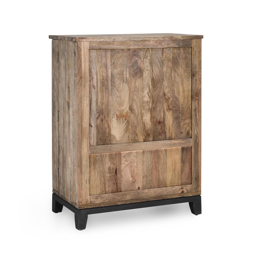 Classic Home Vivienne Bar Wood Cabinet in Gray - Thumbnail 5