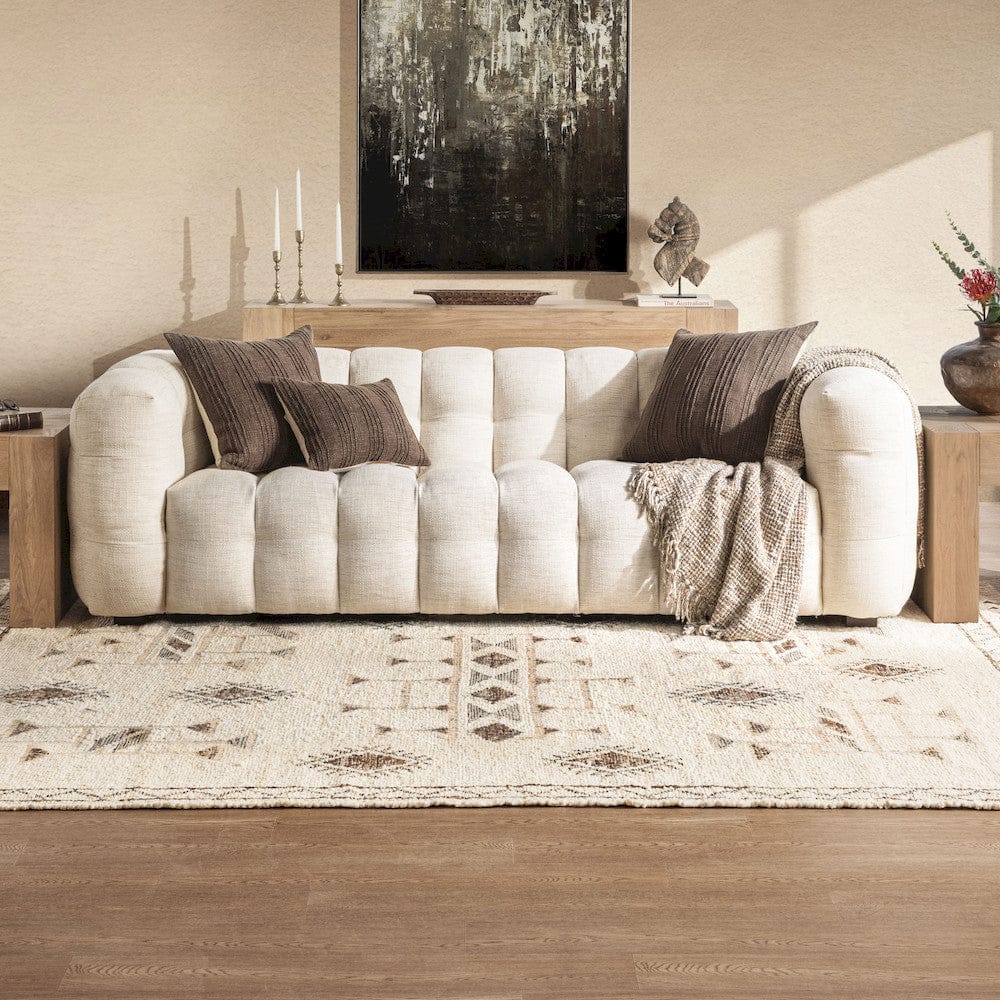 Classic Home - Walter 94in Tufted Fabric Beige Sofa - 53051635 view 7