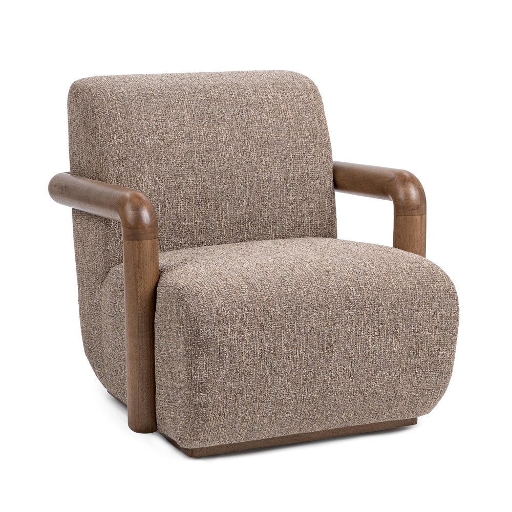 Classic Home - Welson Swivel Accent Chair - Warm Mocha Brown - 53006702 view 1