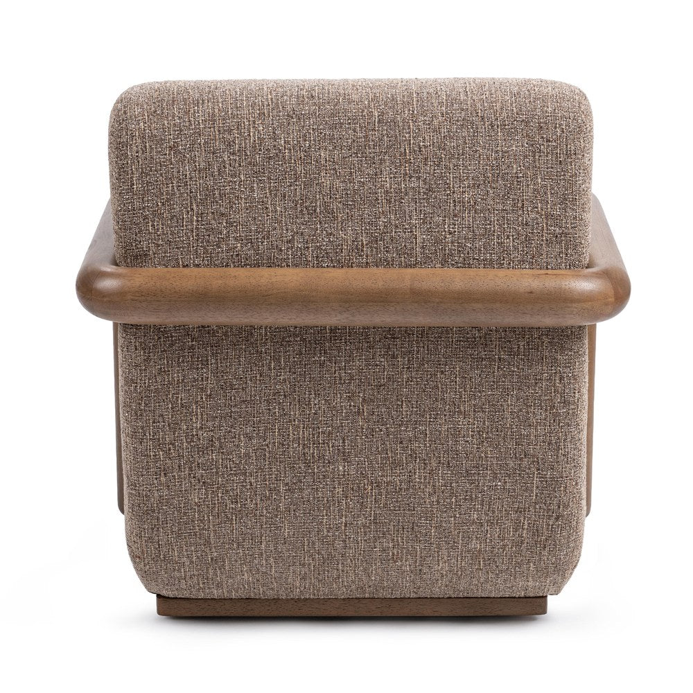 Classic Home - Welson Swivel Accent Chair - Warm Mocha Brown - 53006702 view 4