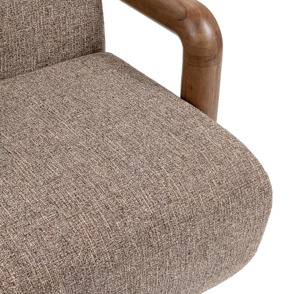 Classic Home - Welson Swivel Accent Chair - Warm Mocha Brown - 53006702 view 6