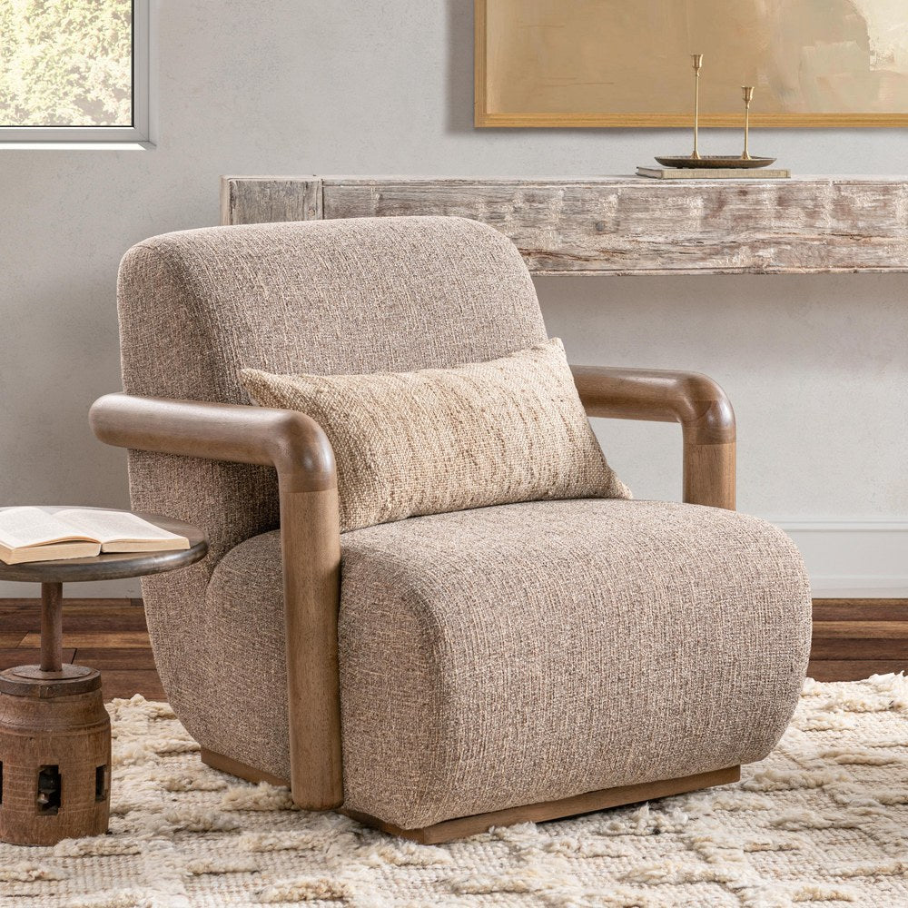 Classic Home - Welson Swivel Accent Chair - Warm Mocha Brown - 53006702 view 7