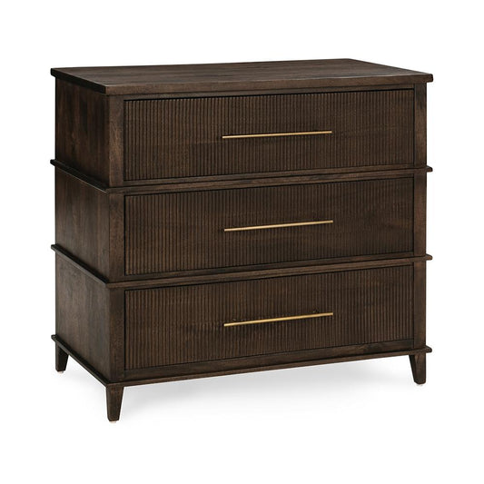 Classic Home  - Westlake 3-Drawer Mango Wood Chest Cabinet - Kona Brown - 52010996 veiw 1