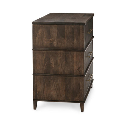 Classic Home  - Westlake 3-Drawer Mango Wood Chest Cabinet - Kona Brown - 52010996 veiw 3