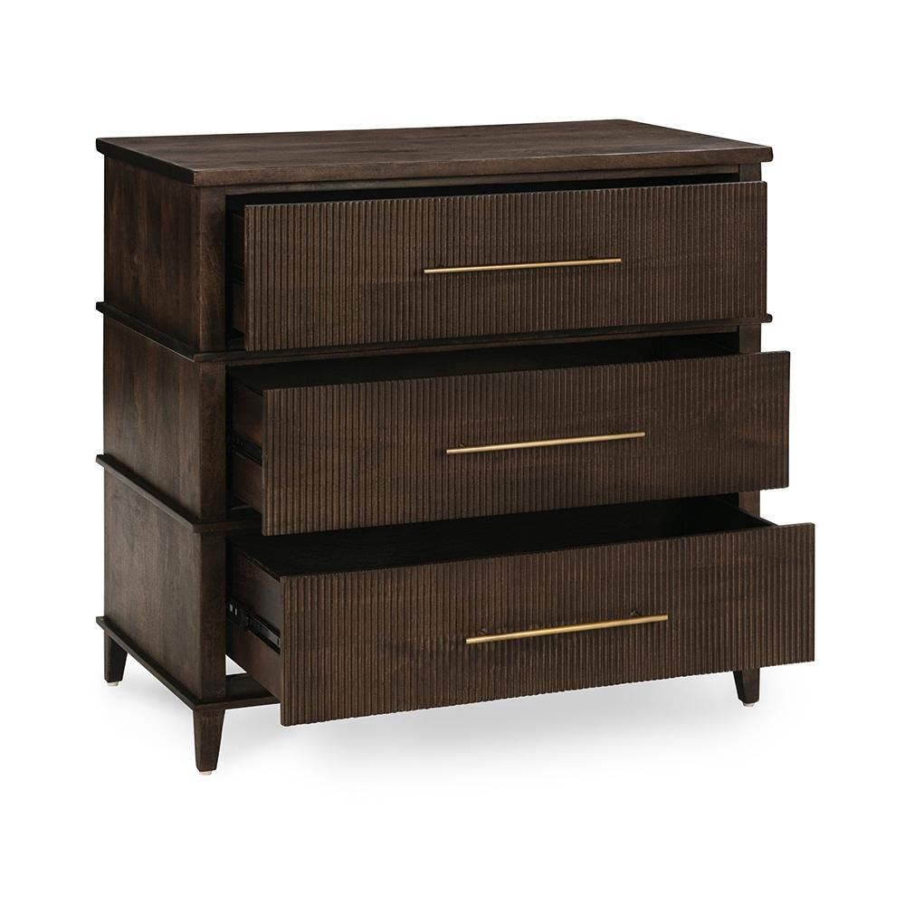 Classic Home  - Westlake 3-Drawer Mango Wood Chest Cabinet - Kona Brown - 52010996 veiw 5