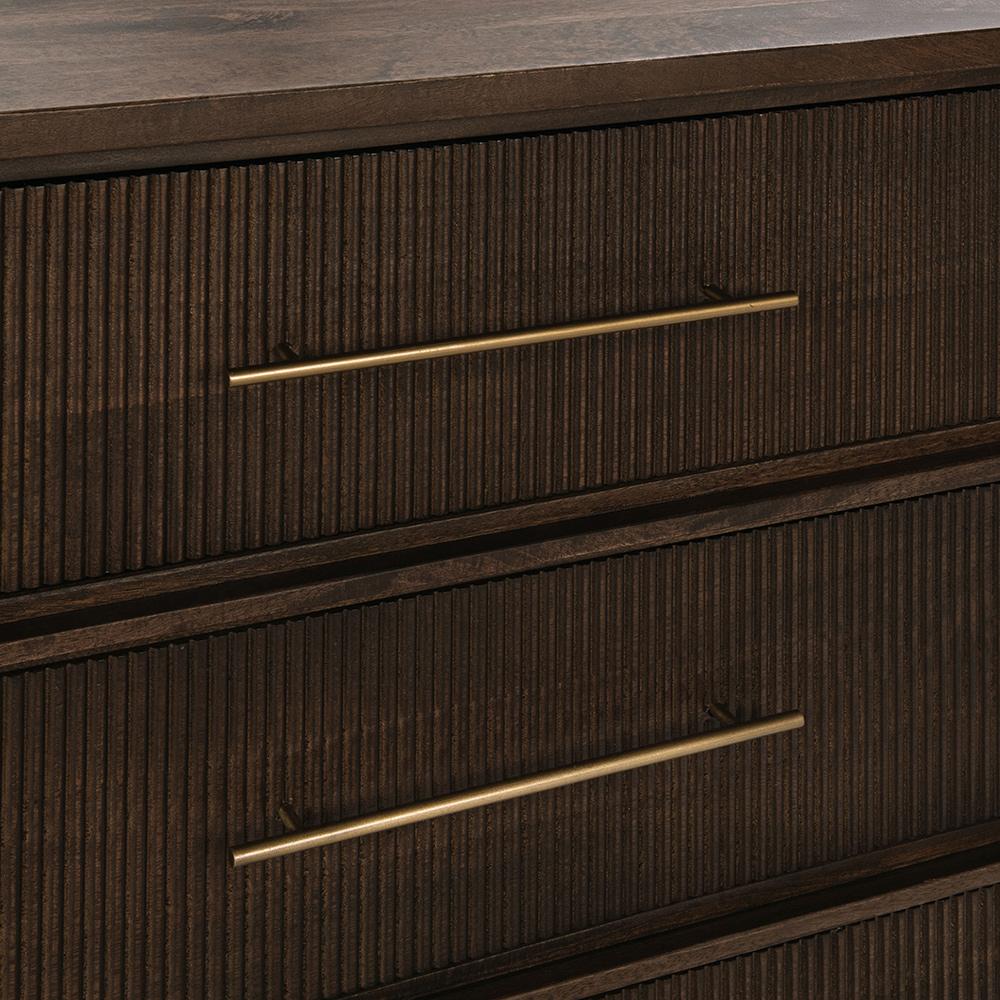 Classic Home  - Westlake 3-Drawer Mango Wood Chest Cabinet - Kona Brown - 52010996 veiw 7