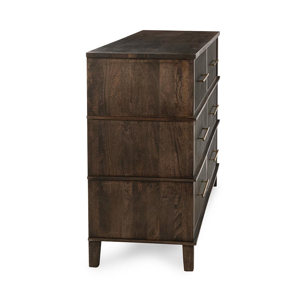 Classic Home  - Westlake 6-Drawer Mango Wood Dresser - Kona Brown - 52010995 veiw 3