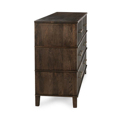 Classic Home  - Westlake 6-Drawer Mango Wood Dresser - Kona Brown - 52010995 veiw 3