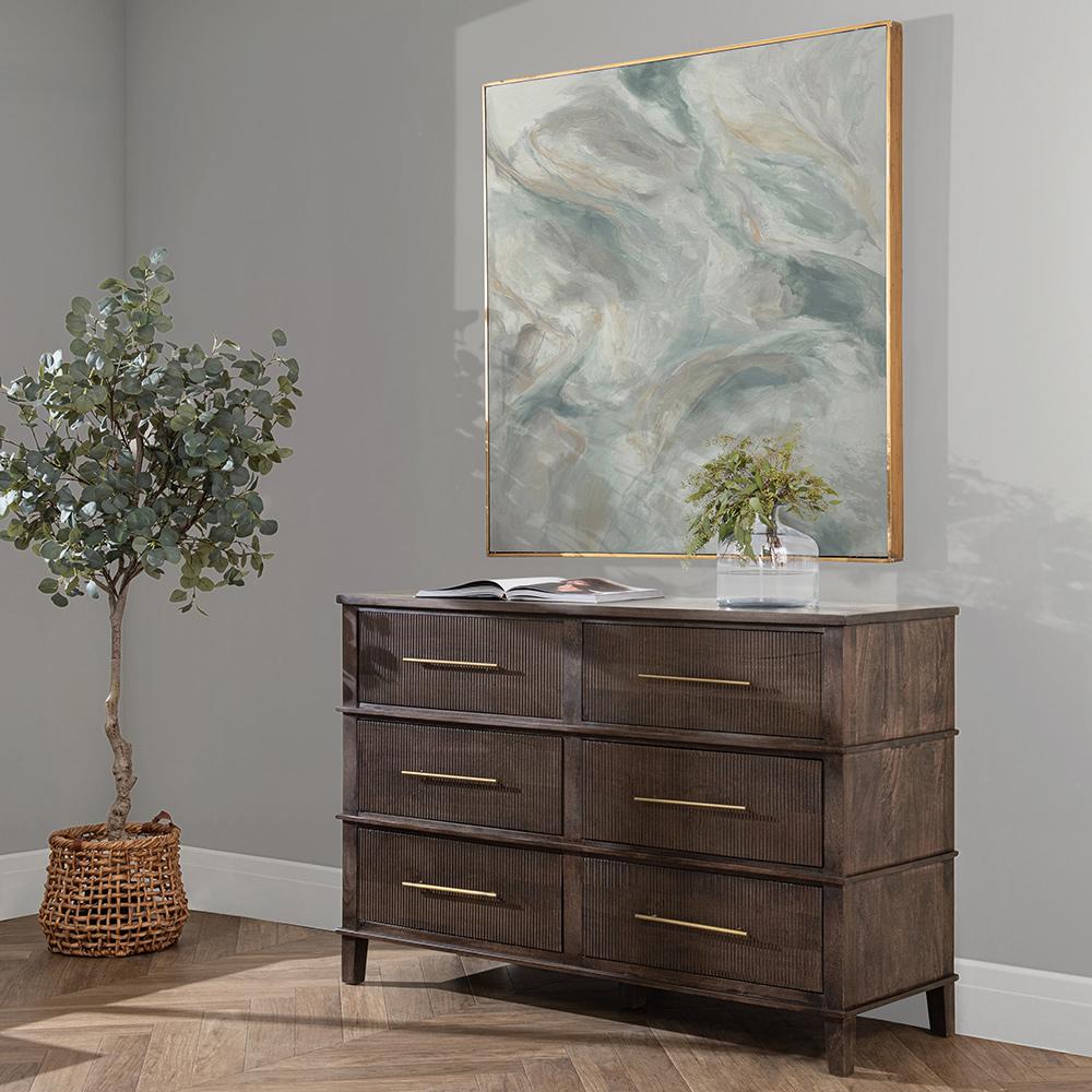 Classic Home  - Westlake 6-Drawer Mango Wood Dresser - Kona Brown - 52010995 veiw 10
