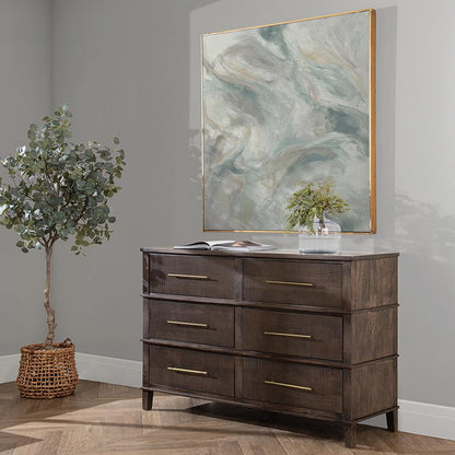 Classic Home  - Westlake 6-Drawer Mango Wood Dresser - Kona Brown - 52010995 veiw 10